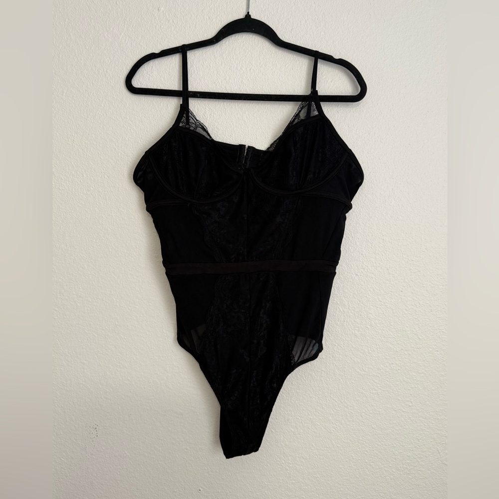 AFRM Black Lace Bodysuit - Picture 2 of 6